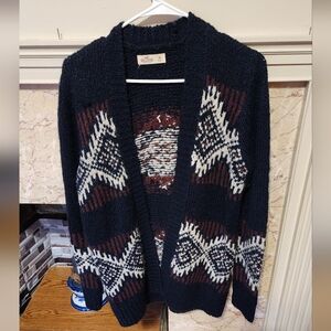 Hollster, Womens Open Front Sweater Cardigan, Size Med